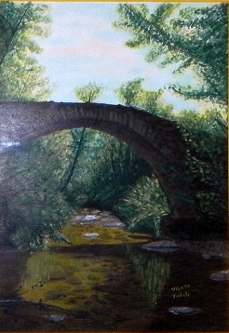 Pont génois-acrylique-papier-(21,5x30)